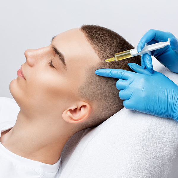 Injections hair loss treatment